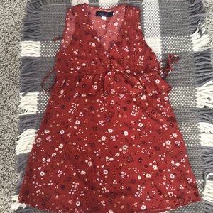Francesca's floral coral dress